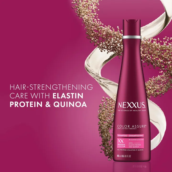 Nexxus%20Hair%20Color%20Assure%20Sulfate-Free%20Shampoo%20with%20ProteinFusion,%20For%20Color%20Treated%20Hair%20Shampoo%20400ml%20-%20Image%205
