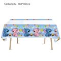 Tablecloth Party Decorations Lilo & Stitch Theme Birthday Party Supplies Stitch Disposable Table Cover Baby Shower Gift. 