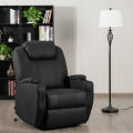 Signature Series - Lifter Electric Recliner Sofa With Heating & Vibration Function. 