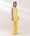 Sapphire Stitched - 2 Piece - Embroidered Cotton Net Suit For Women. 