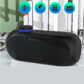 Portable Mini FM Radio Receiver Hifi Sound RGB Bluetooth Speaker with Clock Dual Alarm Clock Support Handsfree -A Durable Easy Install. 