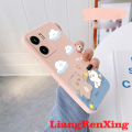 Casing Vivo y15s Vivo y15a Vivo Y01 phone case back cover softcase liquid silicone protector smooth shockproof bumper cover new design cartoon rabbit aesthetic ytxx03. 