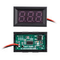 DC 5V~120V Voltmeter LED Digital Display Voltage Meter E-Bike Indicator Display Voltage Tester Red/Blue/Green/Withe. 