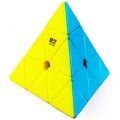Pyramid Cube 3x3 High Speed Stickerless Triangle Puzzle - Multicolour. 