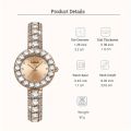 Labaoli Women's Watch Luxury Rhinestone Quartz Watch Elegant Waterproof Fashion Analog Bracelet Wrist Watch. 