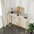 Console table living room furniture rectangle console table hotel black wood or black top metal contemporary Hallway entry table. 