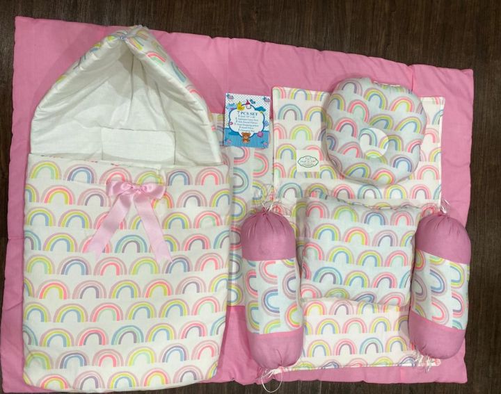 Jack Jill (SEVEN Pieces Set) Piece Set Super Soft Baby Bed Set