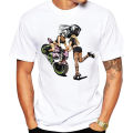 Girl Moto Race fashion riding T shirt new summer Men short sleeve cycle classic T-shirt hip hop boy casual tops Funny White Tees. 