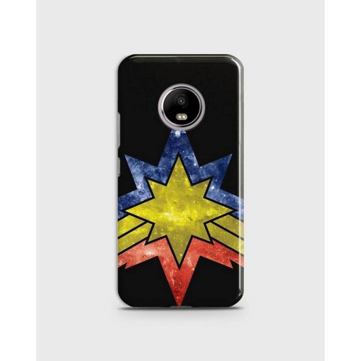 Motorola Moto E4 Plus Cover 3d Hard case Colorful Star Logo - 1cover2529