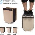 Kitchen Cabinet Door Hanging Trash Garbage Folding Dust Bin Fruits and Vegetable- Multi. 