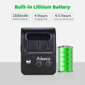 Aibecy Portable BT 58mm 2 Inch Thermal Receipt Printer Mini USB Bill POS Mobile Printer Support ESC/POS Print Command Compatible with Android/iOS/Windows for Small Business Restaurant Retail Store. 