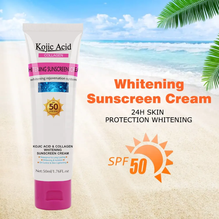 GUANJING%20Kojic%20Acid%20Sunscreen%20Lotion%20SPF%2050%20Sunblock%20Sun%20Cream%20Skin%20Protector%20Anti-Aging%20Oil-Control%20Moisturizing%20SPF%2050%20Sun%20Cream%20GJ7006%20-%20Image%204