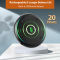 Hernido Rechargeable Portable CD Player for Car, Discman CD Player with FM Transmitter, 20 Hours Playtime Personal Compact Disc CD Player, USB CD Walkman with Headphones, Anti-Skip & Resume Playback Black. 