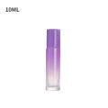 Refillable  Roller Bottles Easy Application 10ml Metal Roller Ball Perfume Roll-on Bottles Gradient Color Glass Material Refillable Roller Bottles for Aromatherapy Personal Care DIY Fragrances Gift Set. 