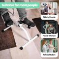 Imported Mini Exercise Bike Mini Exercise Cycle Compact Under Desk Mini Pedal Bike Pedal Cycle Exerciser for Arms and Legs, Portable Foot Cycle, Adjustable Tension Knob Manual Excercise Machine for Foots Manual Excercise Mini Home Exercise Bike. 