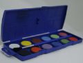 water colors 12's for kids paper drawing-artistic painting brush free - multi water colours Geometry school graphic designers painters design-watercolors artistic Geometry pack of 1 - Solid water color Portable. 
