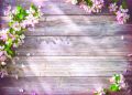 SHENGYONGBAO Vinyl Custom Photography Backdrops Prop Flower Wood Planks Christmas day theme Photo Studio Background DST-01. 