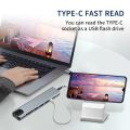 8 IN1 MULTI-PORT TYPE C TO USB C 4K HDMI ADAPTER USB 3.0 - 8 in 1 usb hub - Type c to 8 in 1 hub - Type c to different hubs - Type c to hubs. 