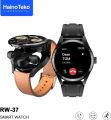 RW37 HainoTeko Germany SmartWatch Buds With Large Screen Round Shape AMOLED Display. 
