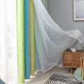 Migeet Star Curtains Stars Blackout Curtains for Kids Girls Bedroom Living Room Colorful Double Layer Star Window Curtains, 1 Panel (40"W x 52"L,). 