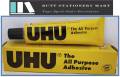 UHU The All-purpose adhesive Glue tube. NO 14, 125ml. 