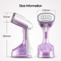 New Garment Handheld Iron Steamer 1500Watts Water Steam Iron For Clothes Portable Mini Garment Steamer 1500W Powerful Electric Handheld Vertical Steam Iron Clothes For Travel (PINK). 