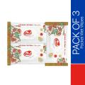 Belux Pocket Wet Wipes - 15 Sheets (Pack of 3). 