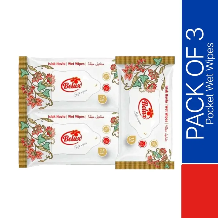 Belux%20Pocket%20Wet%20Wipes%20-%2015%20Sheets%20(Pack%20of%203)%20-%20Image%202