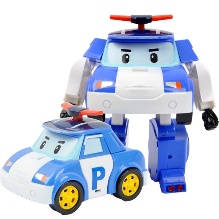 Robocar Poli Transformation Robot Poli Amber Roy Car Toys Action Figure Toys