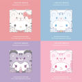 Sanrio Anime Cartoon Hello Kitty Kuromi Cinnamoroll Portable Vanity Mirror Mini Makeup Mirror Double Sided Mirror Girls Gifts. 