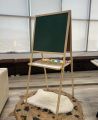 KIDS WOODEN DOUBLE SIDED LEARNING AND DRAWING BOARD WITH EASELS. 