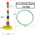 Ring Toss Game for Kids - Pole and Ring Game. 