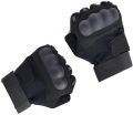 Half Finger Gloves For Men Finger less Hard  Combat Gloves Men Hiking Cycling Gloves. 