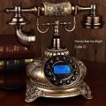 Rotary Dial Antique Telephone Old Fashioned Backlight Telephone Corded Landline Phone with Display. 