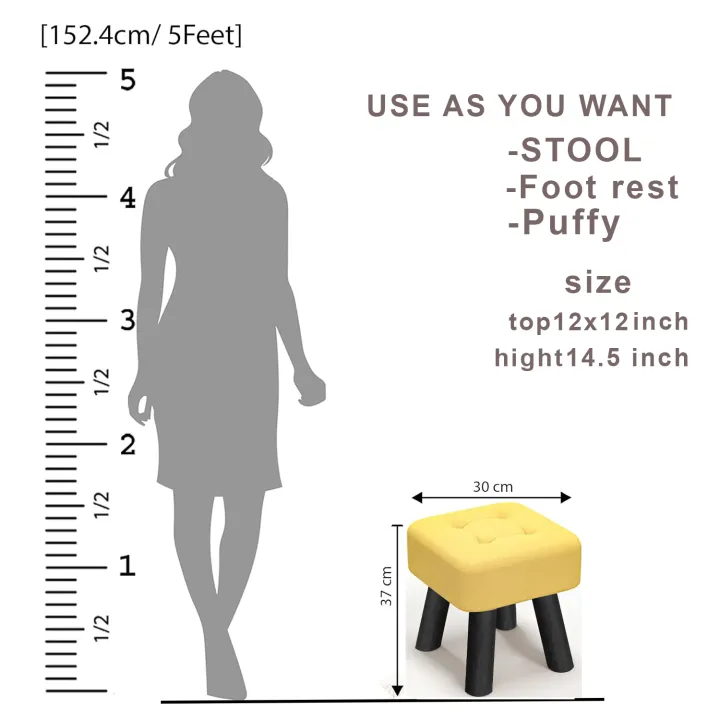 Square%20Foot%20Stool%20Wooden%20Foot%20Stool%20With%20Feet%20Load%20Capacity%20220lb%20(100)%20kg%20For%20Living%20Room%20Bedroom%20Office-%20-%20Image%205