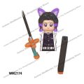 WM blocks 6116 6137 6138 Demon Slayer Tanjirou Nezuko Inosuke Zenitsu Giyuu Rengoku Uzui Tengen anime bricks building blocks. 