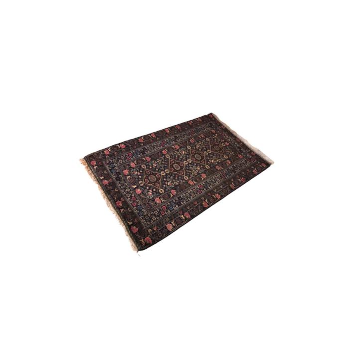 KNC-16001 - Vintage Tribal Afghan Wool Rug 41 x 66 inches- Multicolor