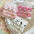 2PCS Anime Kawaii Acrylic Hairpin Girl Children Cute Bangs Clip Hair Accessories WANNA. 