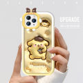 FELMYST For iPhone 11 Pro Max Back Cover Cartoon Cute Kuromi Melody Pochacco Phone Case Monster Lens Protective Soft Cover for Girl. 