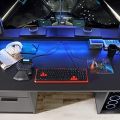 Warrior Gaming Desk Gaming Desk Computer Desk Workstation For Large PC Gaming Desk Or Home Office Desk Perfect Black Desk With Drawers & Storage. 