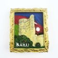 Azerbaijan Baku Tourist Souvenir Magnetic Sticker Fridge Magnetic Refrigerator Decoration Articles Handicraft S. 