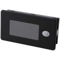 Battery Capacity Monitor,10-100V Battery Meter, 12V 24V 48V Percentage Voltage Fahrenheit Temperature Indicator Meter - black. 