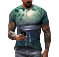Fairy Tale World Myth Magic Forest Men T-shirts 3D print HD pattern hip hop Harajuku personality round neck tee short sleeve top. 