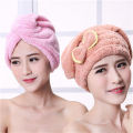 Sandmdm Microfibre Quick Hair Drying Bath Spa Bowknot Wrap Towel Hat Cap for Bath Bathroom Accessories Shower Cap Women Hair head cover. 