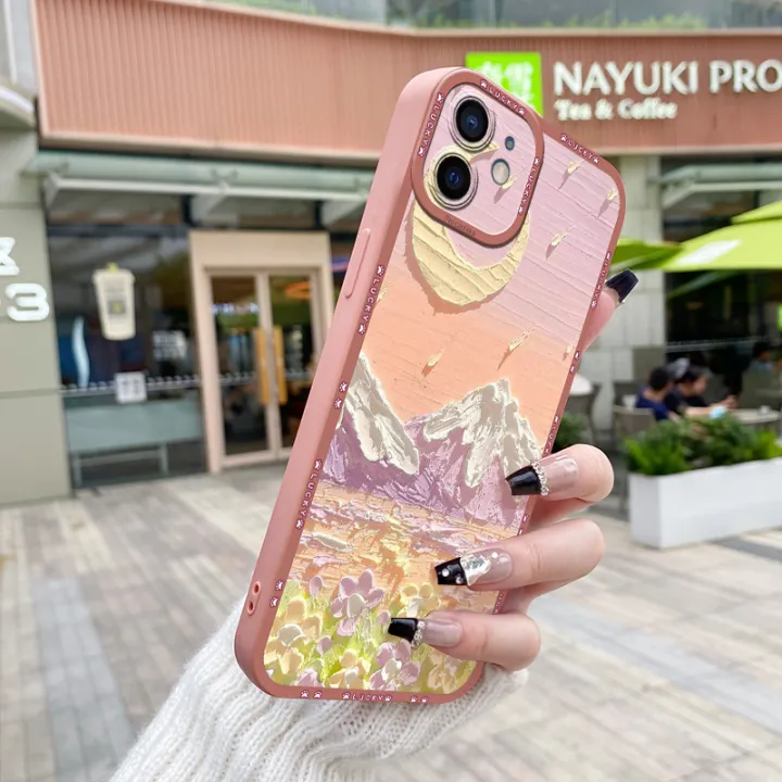 JIUMOO%20Case%20For%20Realme%209%204G%20Case%20Oil%20Painting%20Beauty%20Moon%20Thin%20Shockproof%20Square%20Edge%20Silicone%20Casing%20Full%20Lens%20Cover%20Camera%20Protect%20Cases%20Softcase%20-%20Image%202