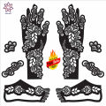Bridal Mehndi Design Stencils Hand and Foot, mehndi stickers. 