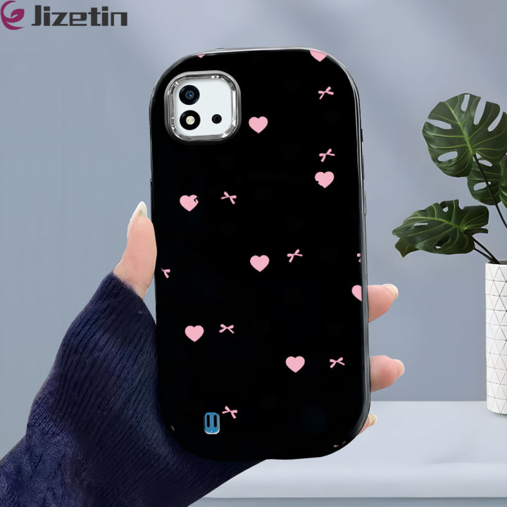 HAOYE Cover per Realme C11 2021 /C20 /C21 con Girevole Anello, Custodia con Copertura della Fotocamera Scorrevole, Silicone TPU e PC Protettiva Bumper. Rosso