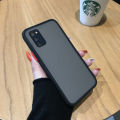 For Samsung Galaxy A02s - High Quality Matte PC Back Soft TPU Frame Shockproof Color Button with Camera Protection Lens Protection Camera Protective Back Cover Case For Samsung Galaxy A02s. 