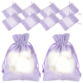 10 Pcs Lavender Sachet Bag Empty Sachets Bags Storage Jewelry Cloth Scented Drawer Liners for Dresser Wardrobe Perfume. 