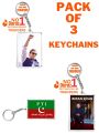 picture keychain | Imran Khan Latest photo keychain | photo keychain | double sided (PACK OF 3 KEYCHAINS). 